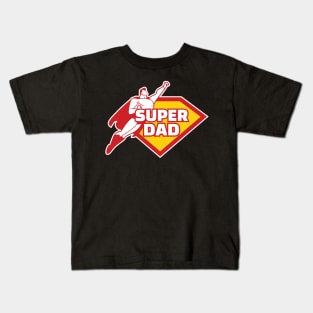 Father's Day SUPER DAD Kids T-Shirt